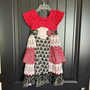 Girls mustard pie dress size 4.